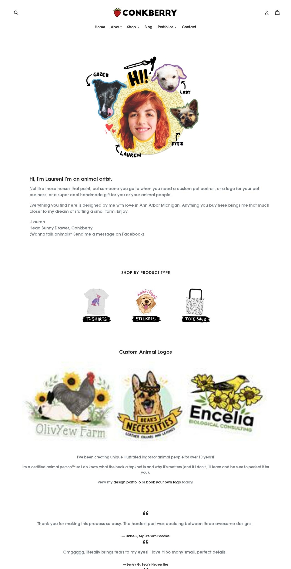 conkberry.com — Shopify storefront screenshot