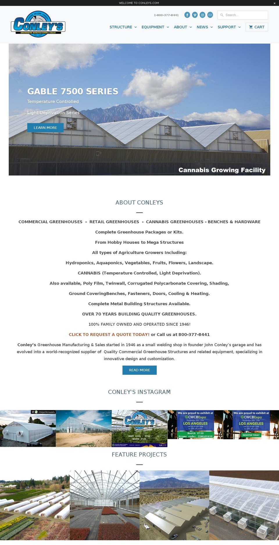 conleys.com — Shopify storefront screenshot