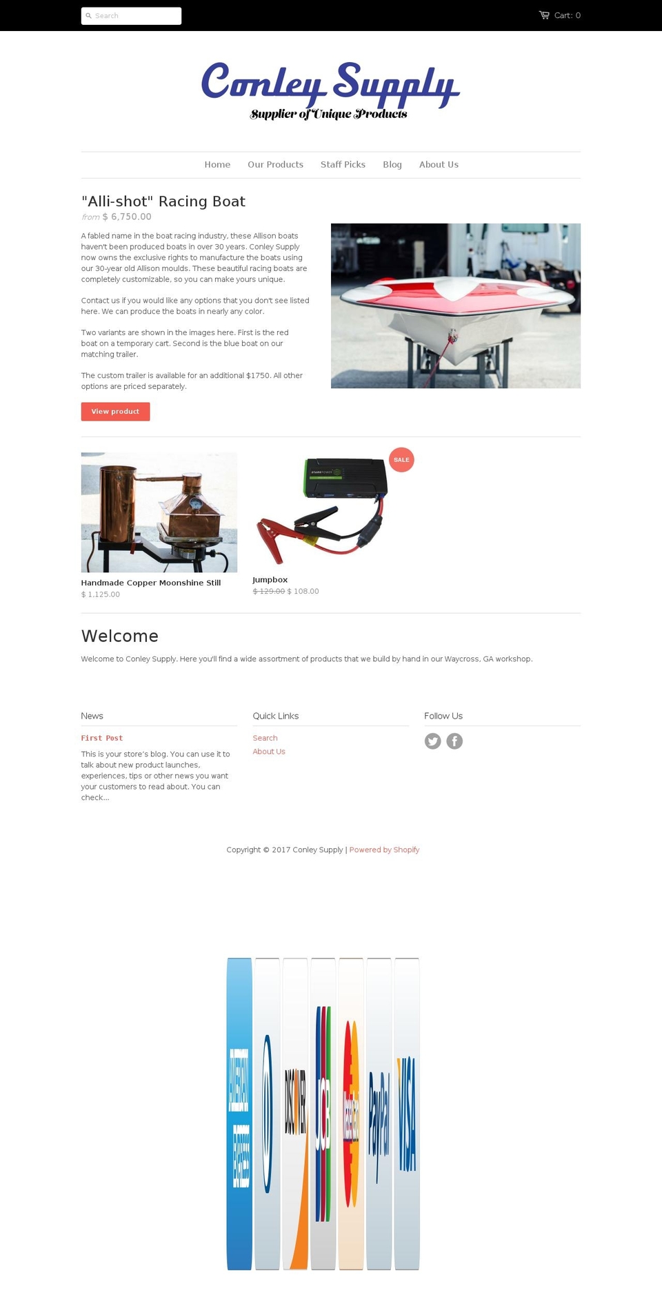 conleysupply.com shopify website screenshot