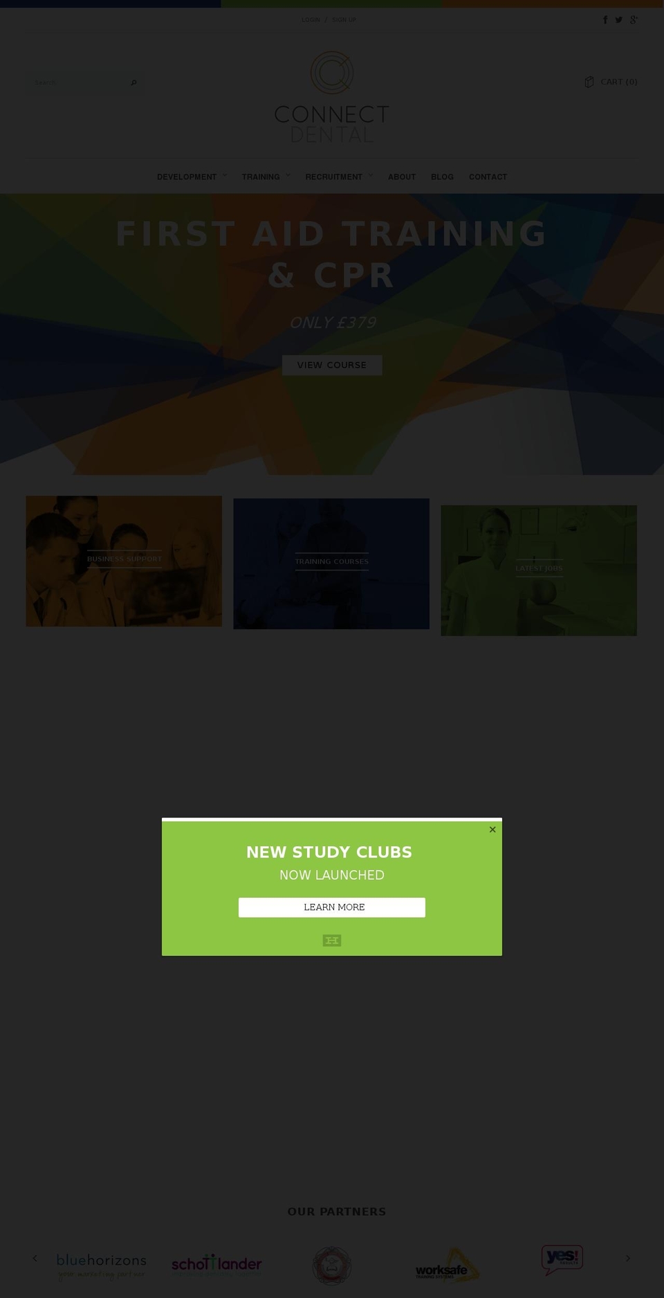 connect-dental.com shopify website screenshot