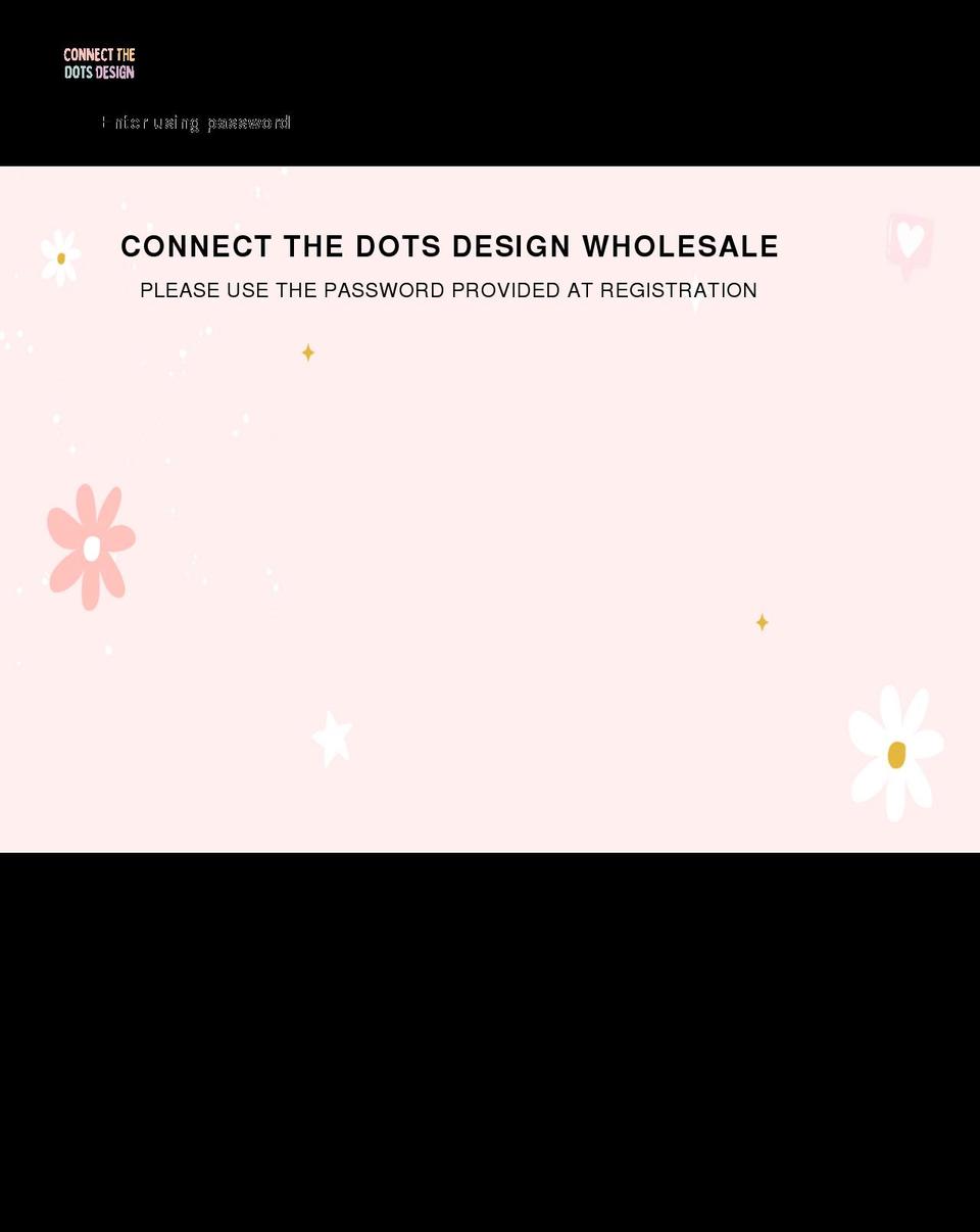 connectthedotsdesignwholesale.com shopify website screenshot