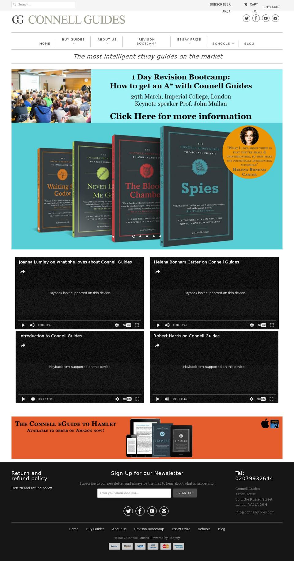 connellshop.com shopify website screenshot