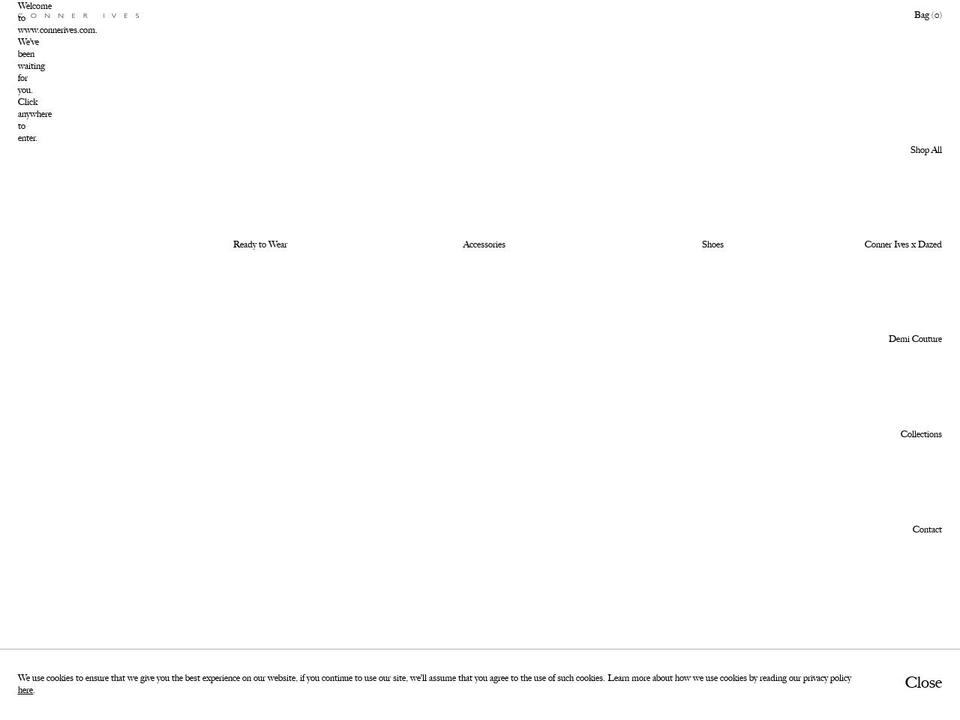 connerives.com shopify website screenshot