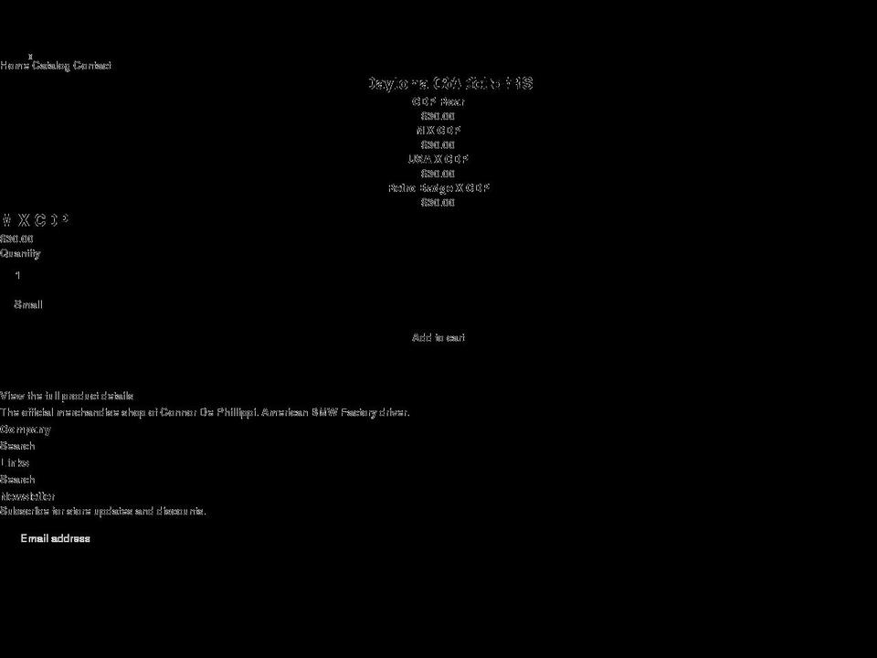 connordephillippi.com shopify website screenshot