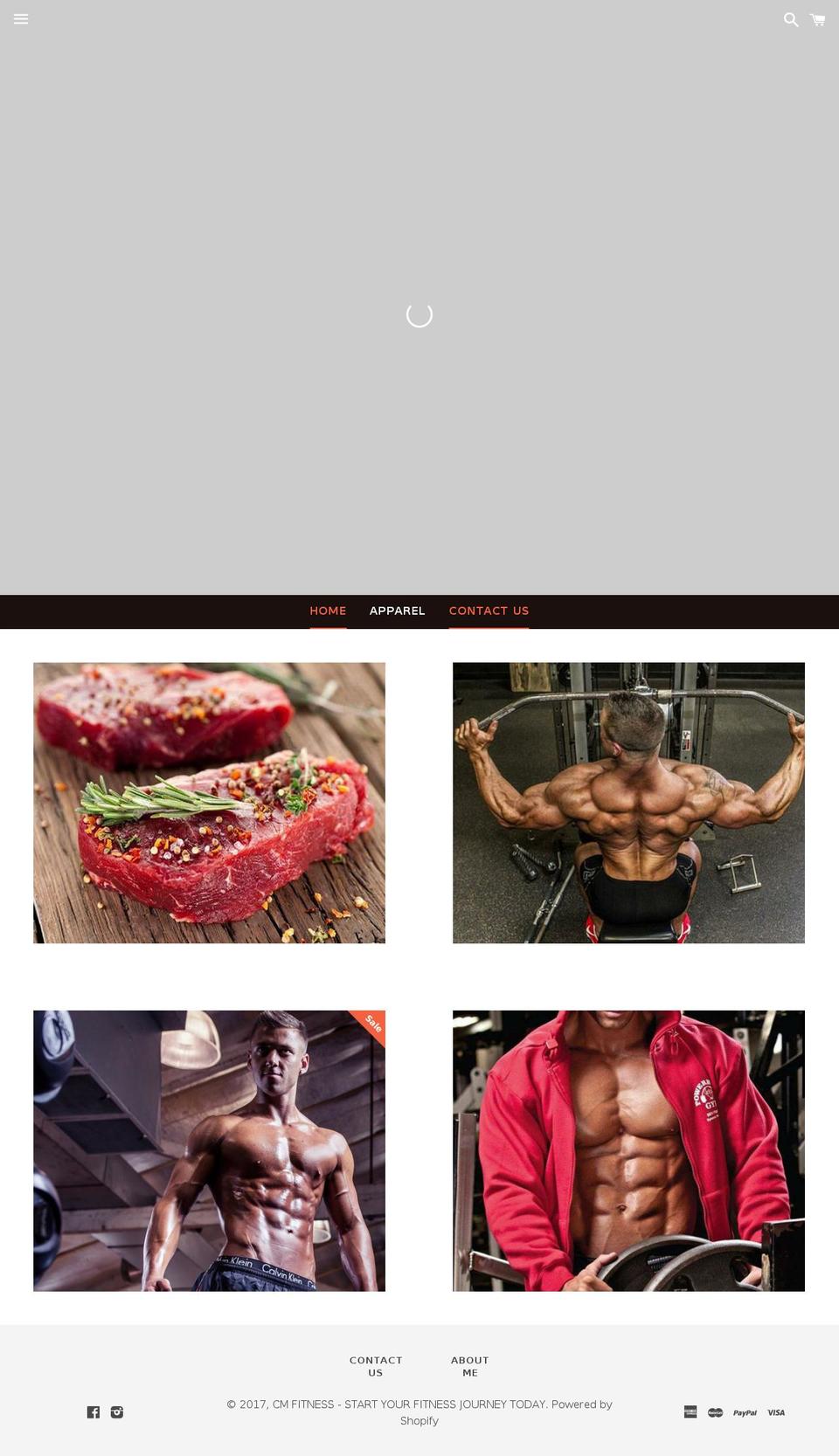 connormarriottfitness.com shopify website screenshot