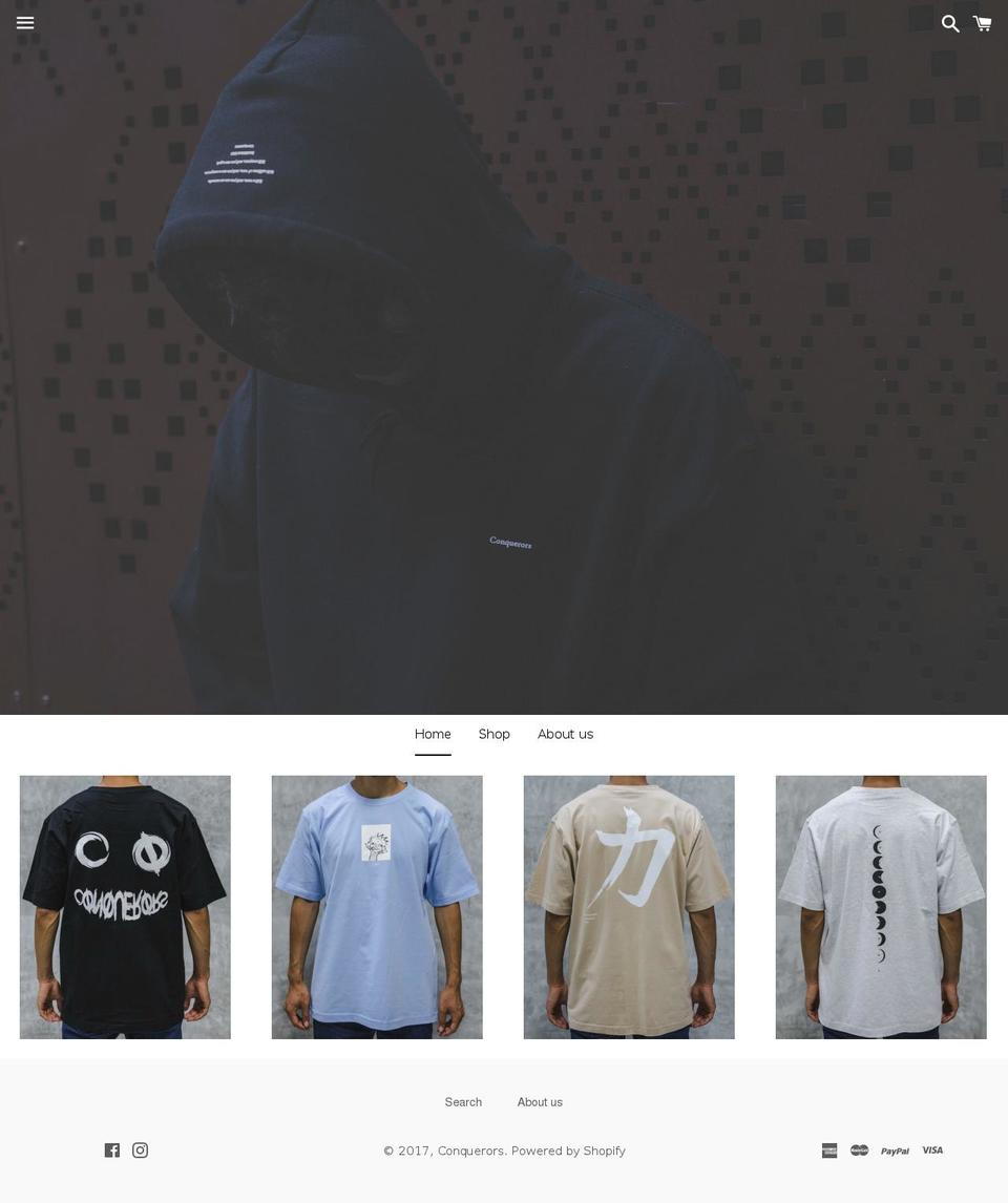conquerorsclo.com shopify website screenshot