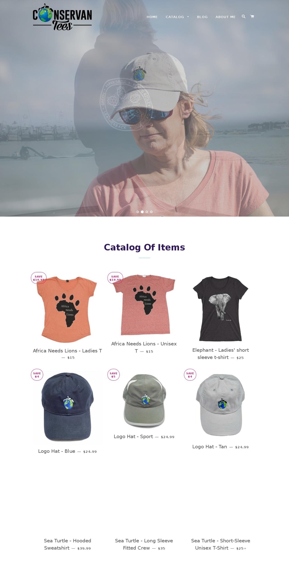 conservantees.com — Shopify storefront screenshot