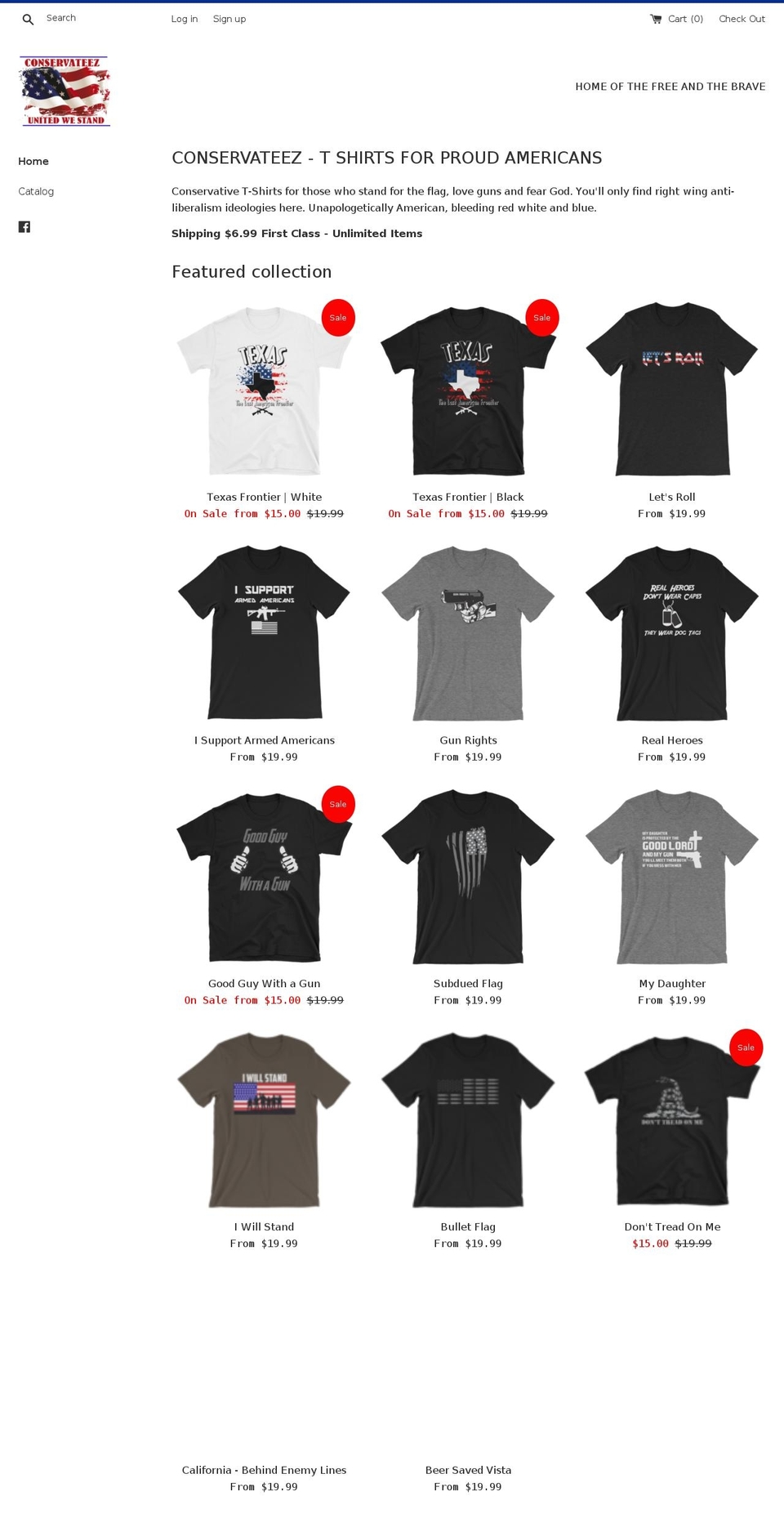 conservateez.com — Shopify storefront screenshot
