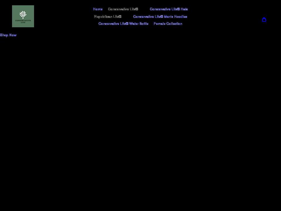 conservative-life.com shopify website screenshot