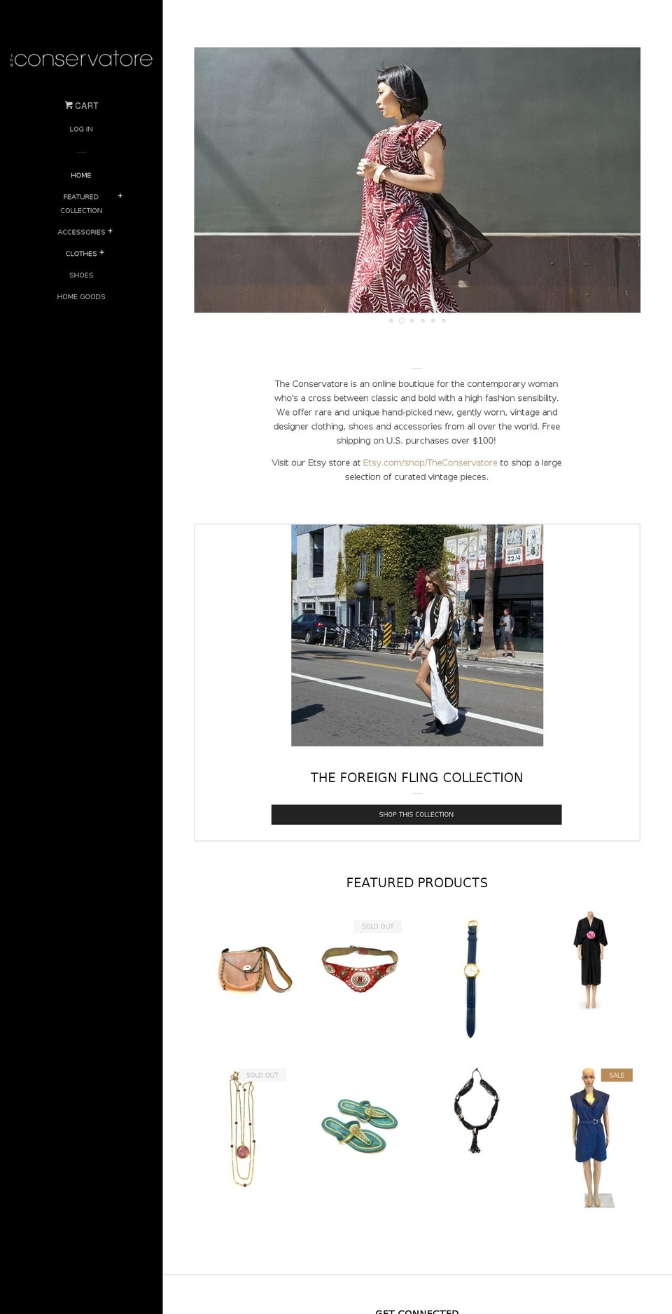 conservatoreboutique.net shopify website screenshot