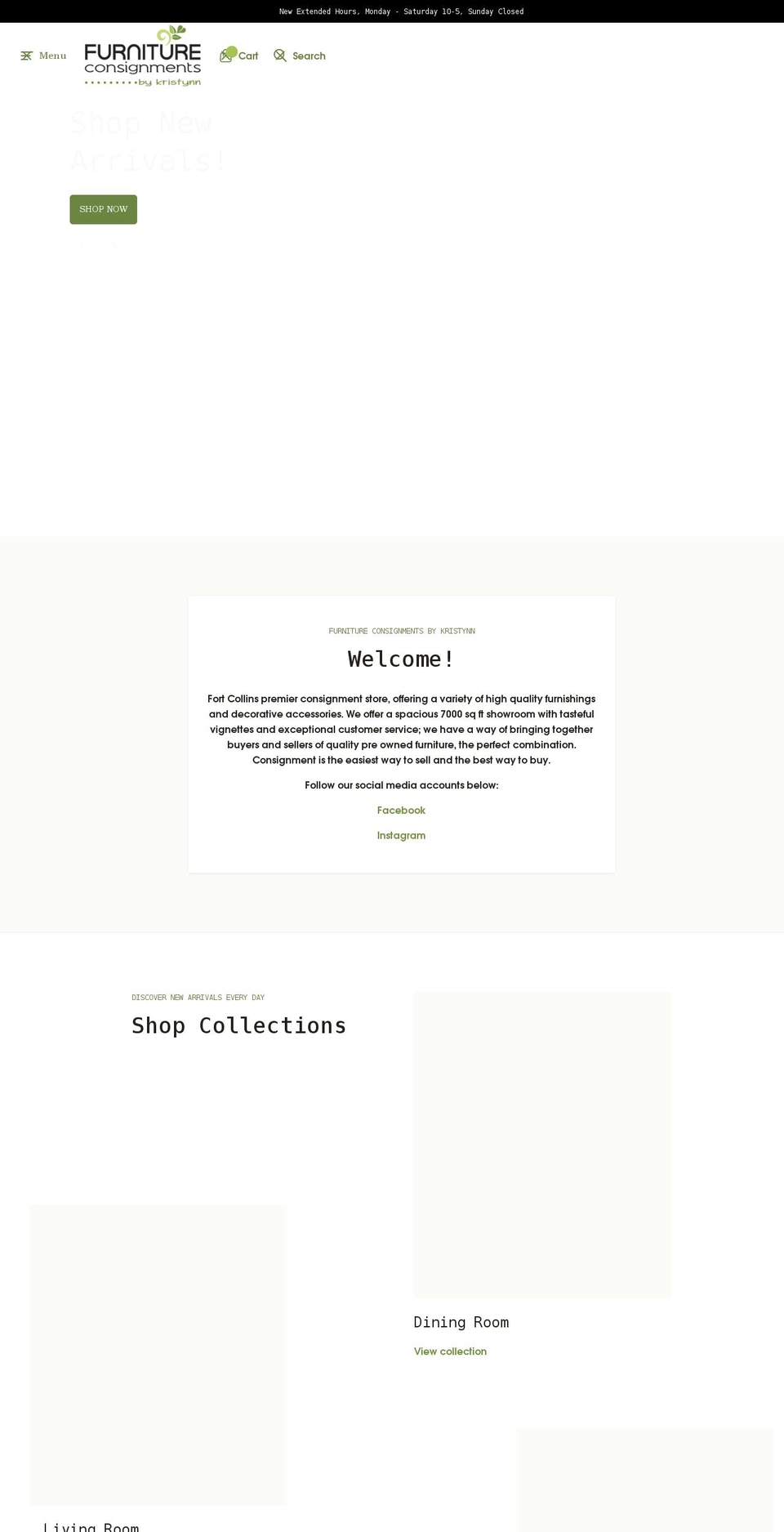 consignmyfurniture.com shopify website screenshot
