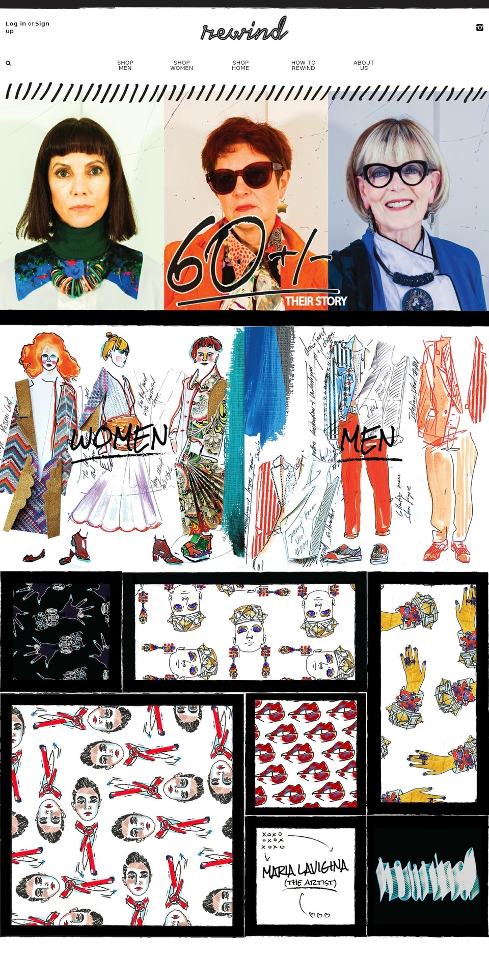 consignrewind.com shopify website screenshot