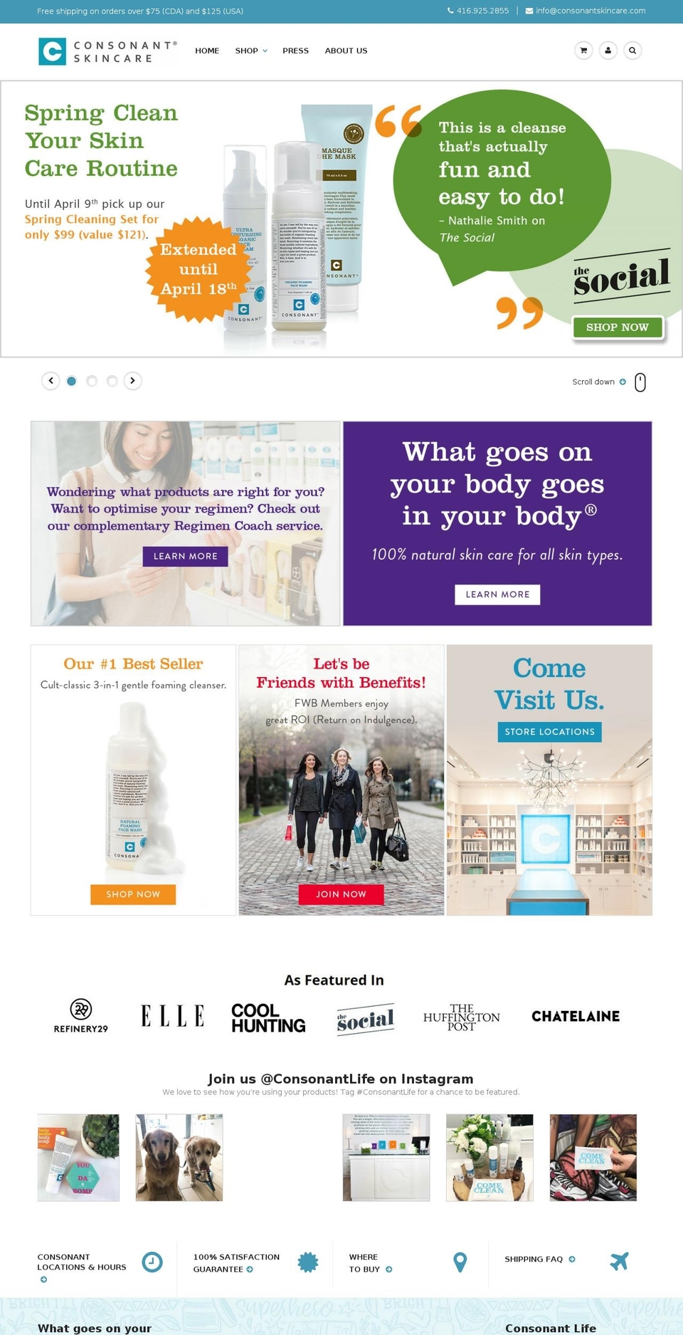 consonant.com shopify website screenshot