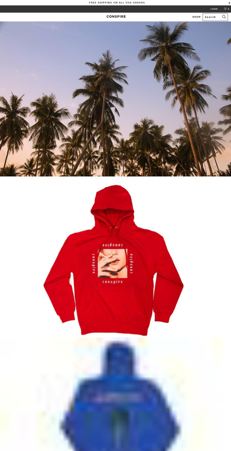 conspirestudios.net shopify website screenshot