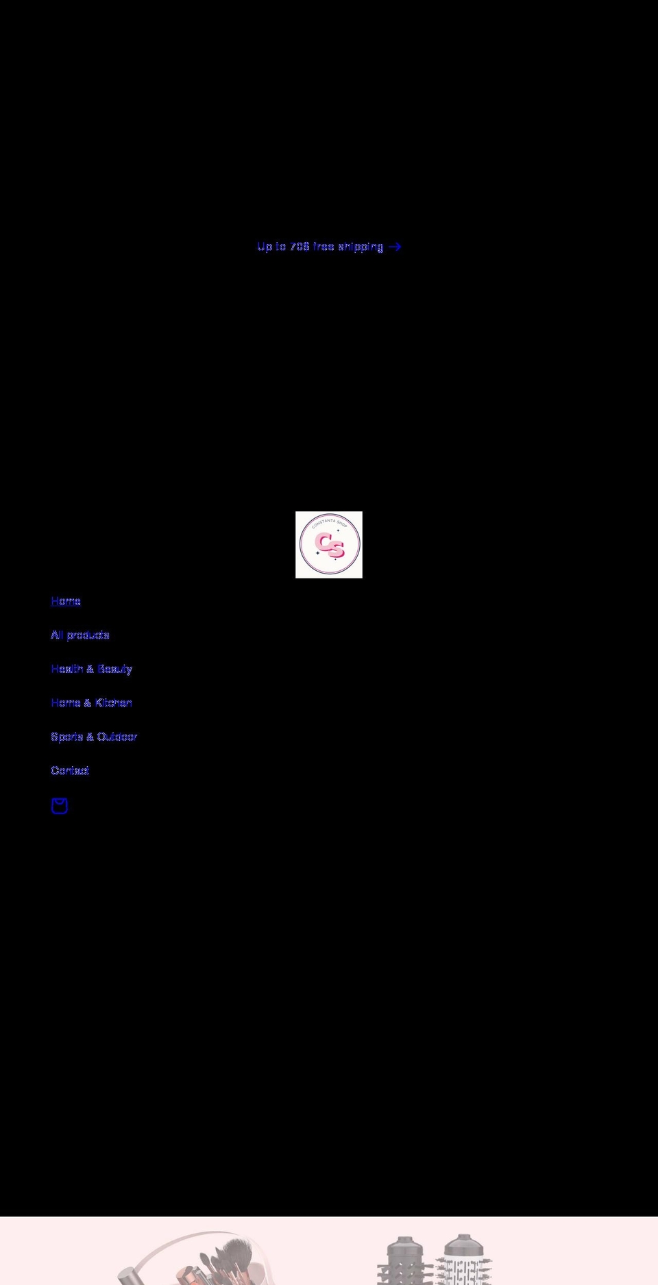 constantashop.com shopify website screenshot