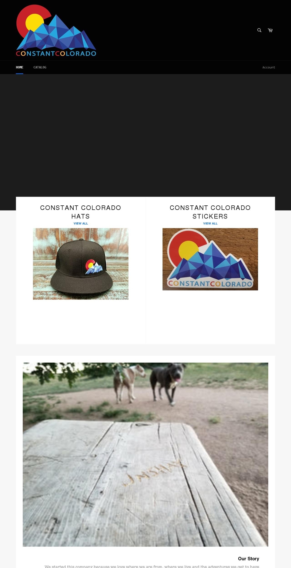 constantcolorado.com shopify website screenshot
