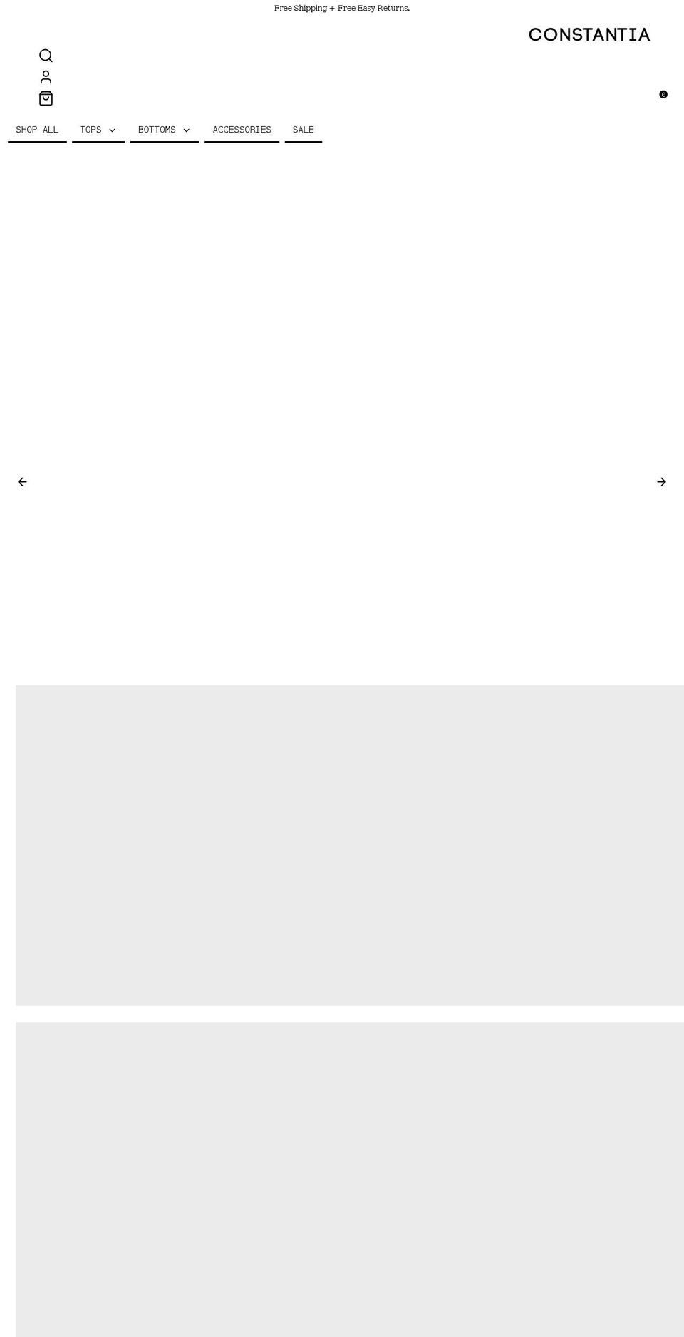 constantiagear.com — Shopify storefront screenshot
