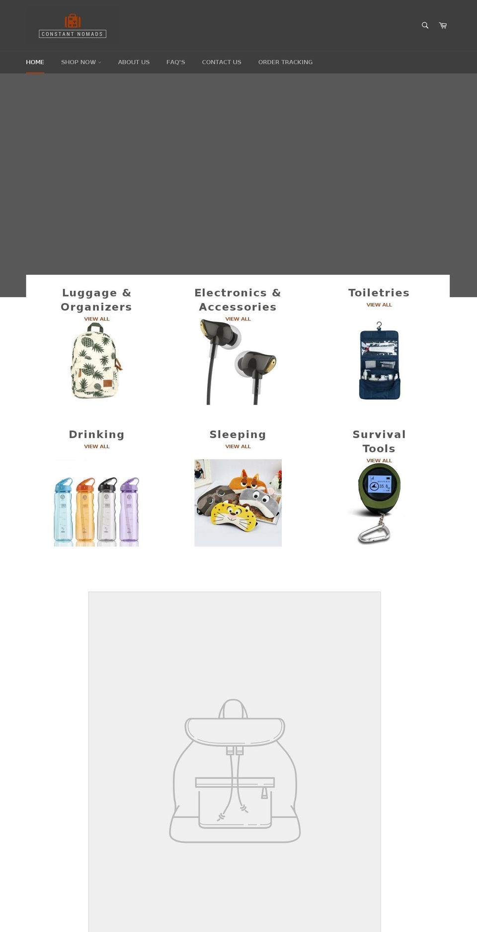 constantnomads.com — Shopify storefront screenshot