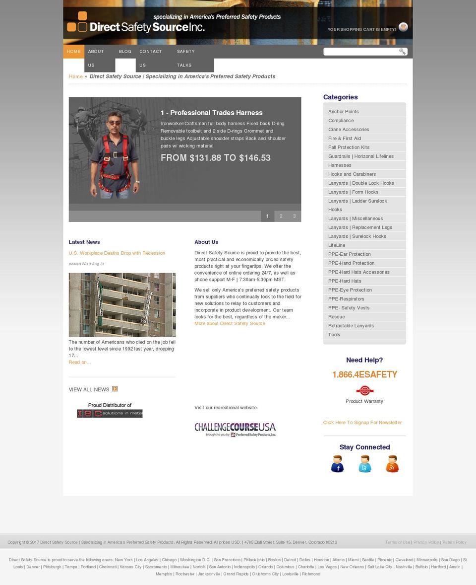 constructionsafetysource.biz shopify website screenshot