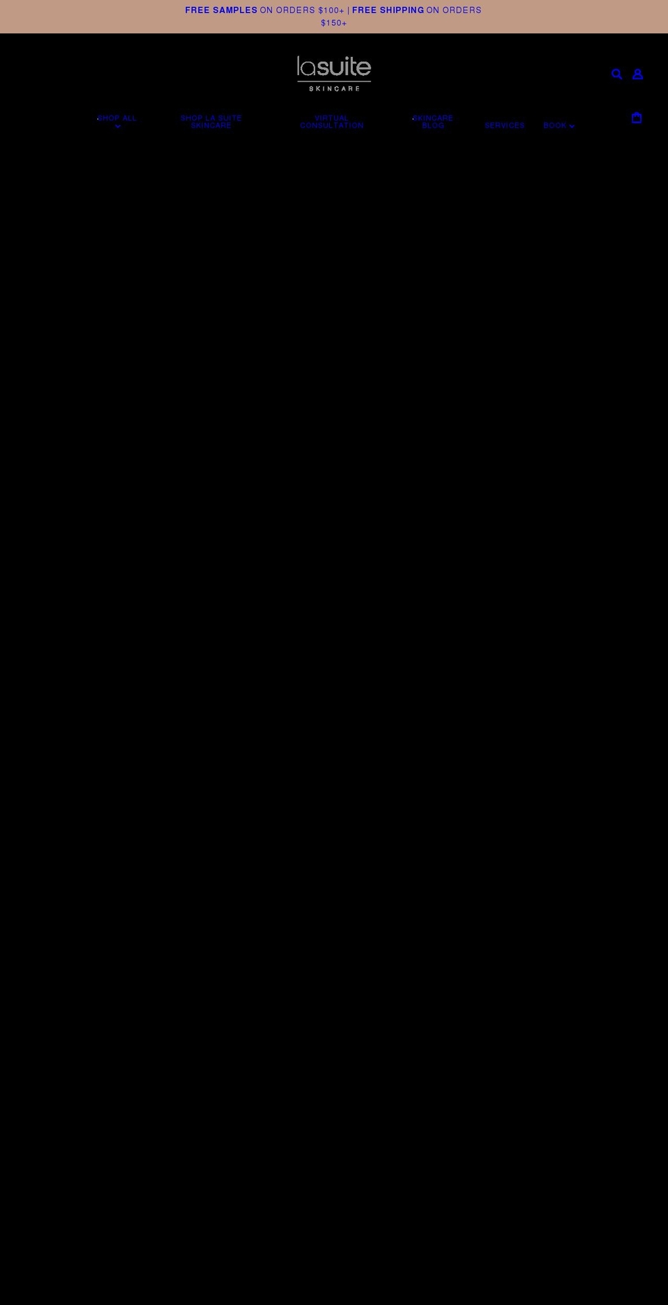 consultlasuiteskincare.com shopify website screenshot