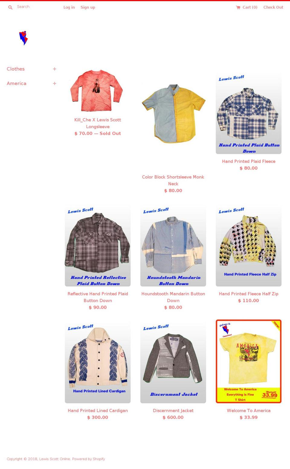 consumeclothesamerica.com — Shopify storefront screenshot