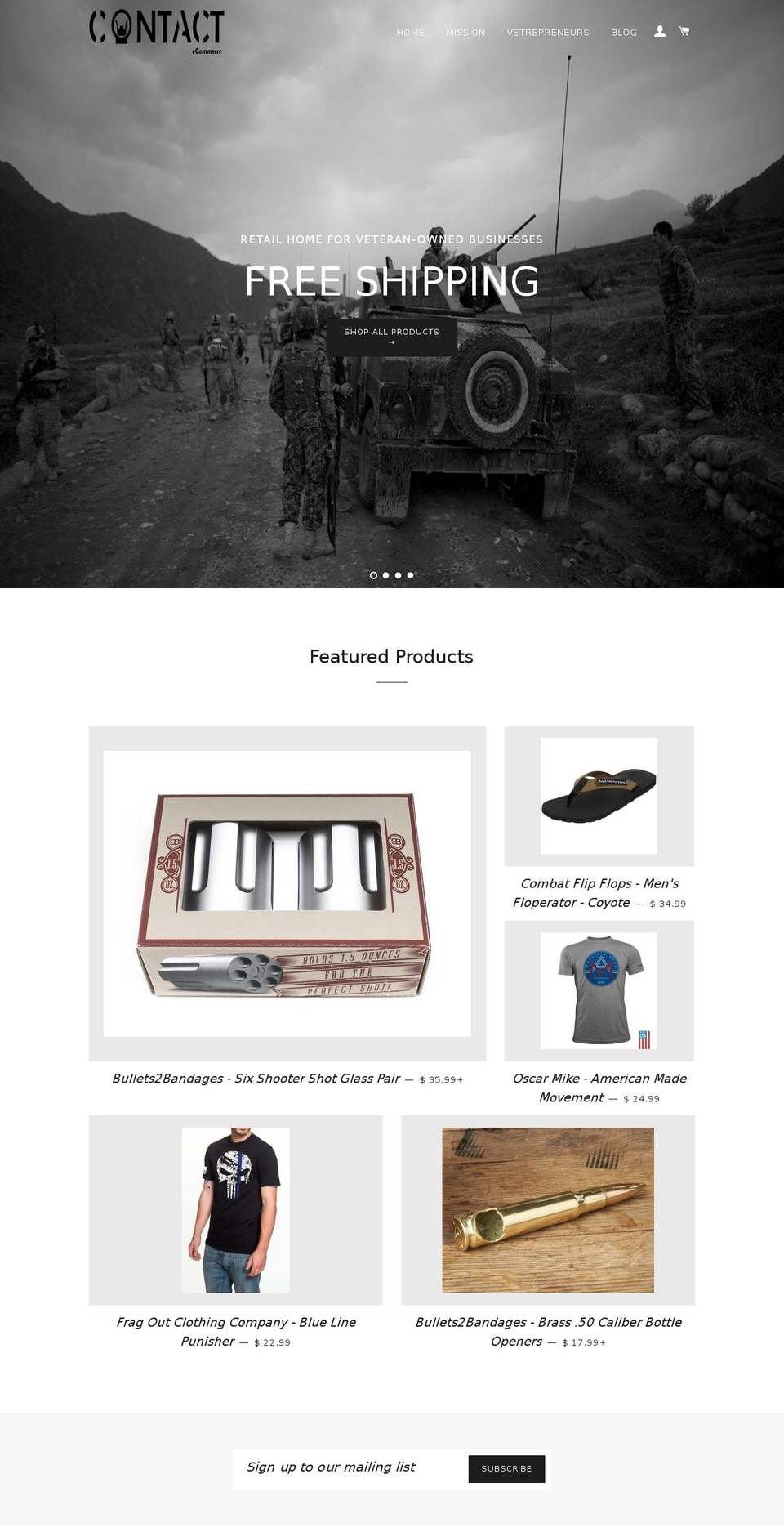 contactecommerce.com — Shopify storefront screenshot