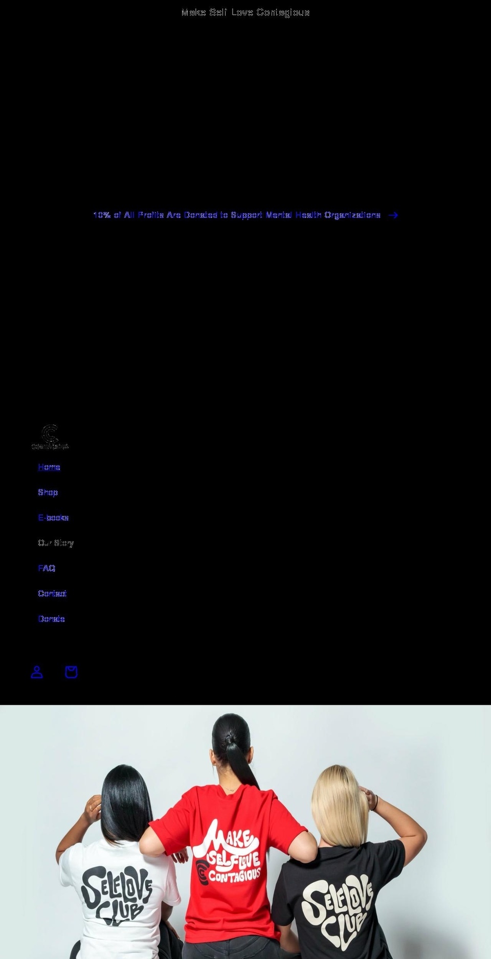 contagiouscollection.com shopify website screenshot