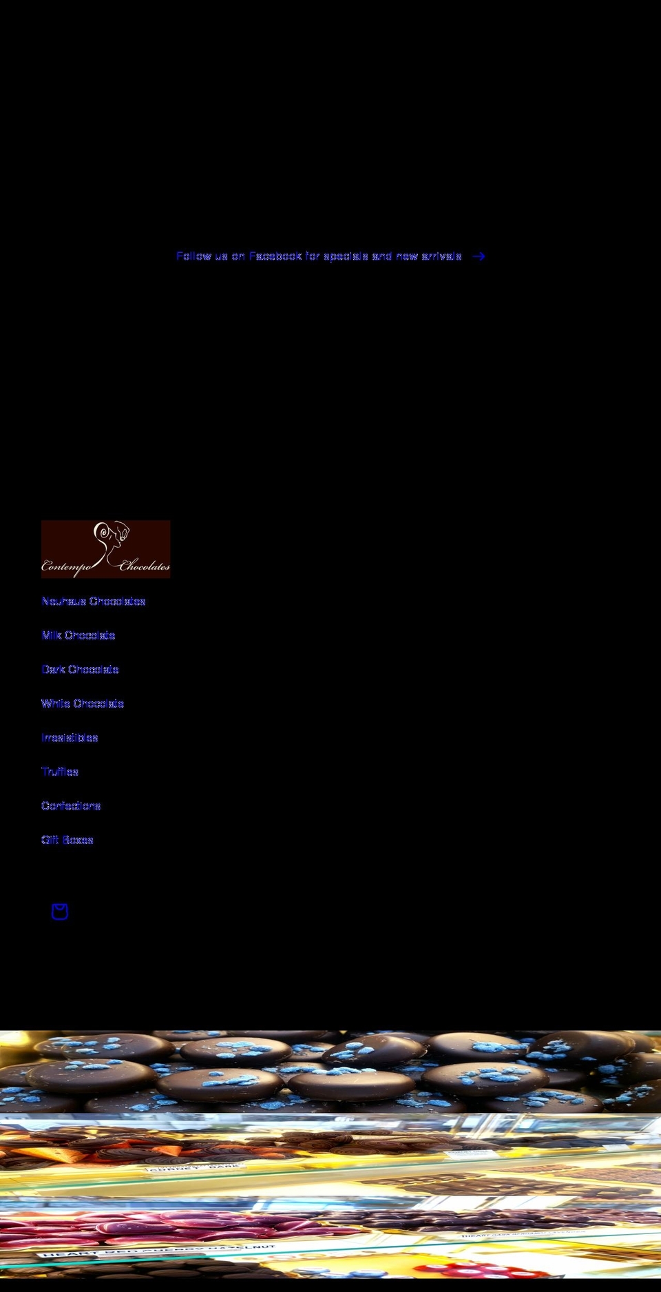 contempochocolates.com shopify website screenshot