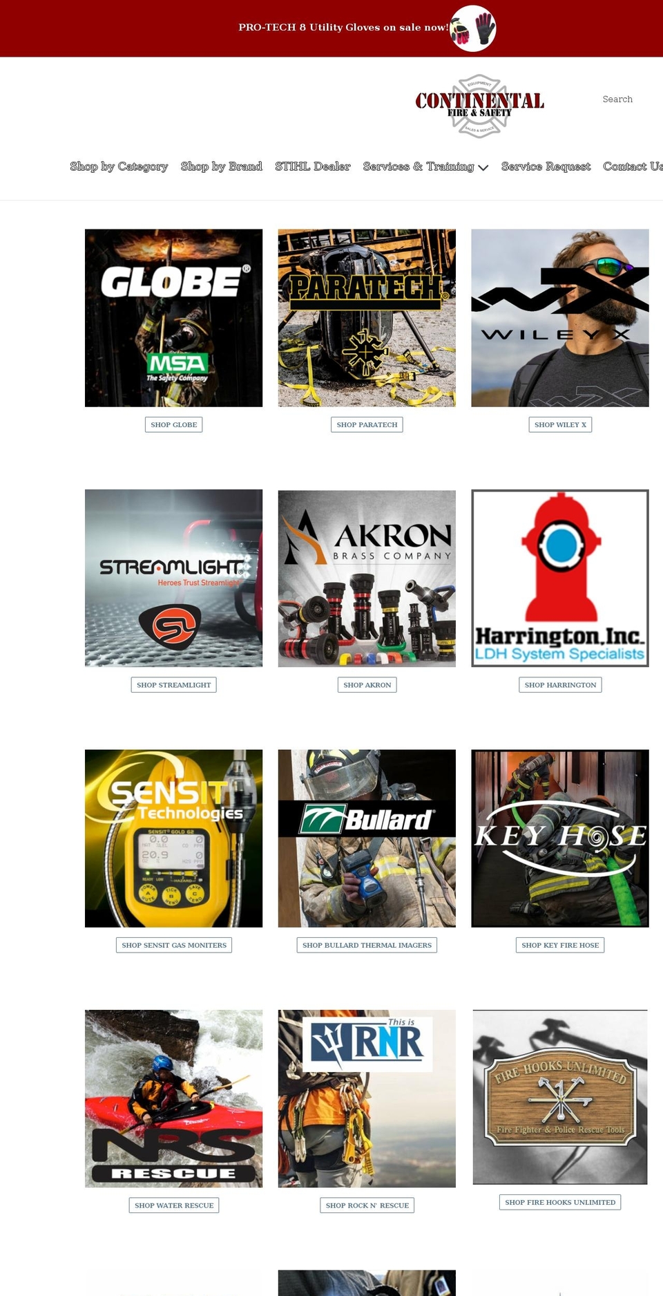 contfire.com shopify website screenshot