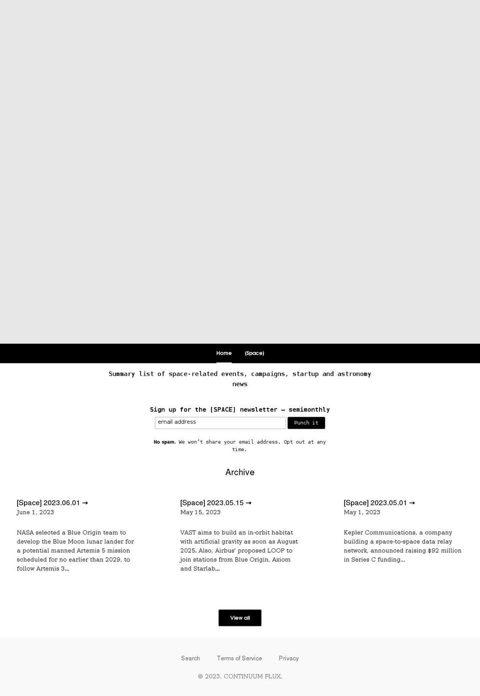 continuumflux.com shopify website screenshot