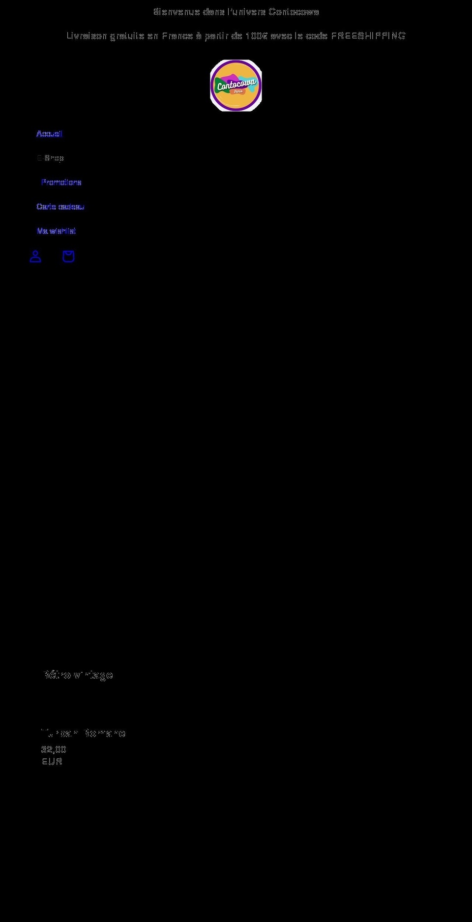contocowa.com shopify website screenshot