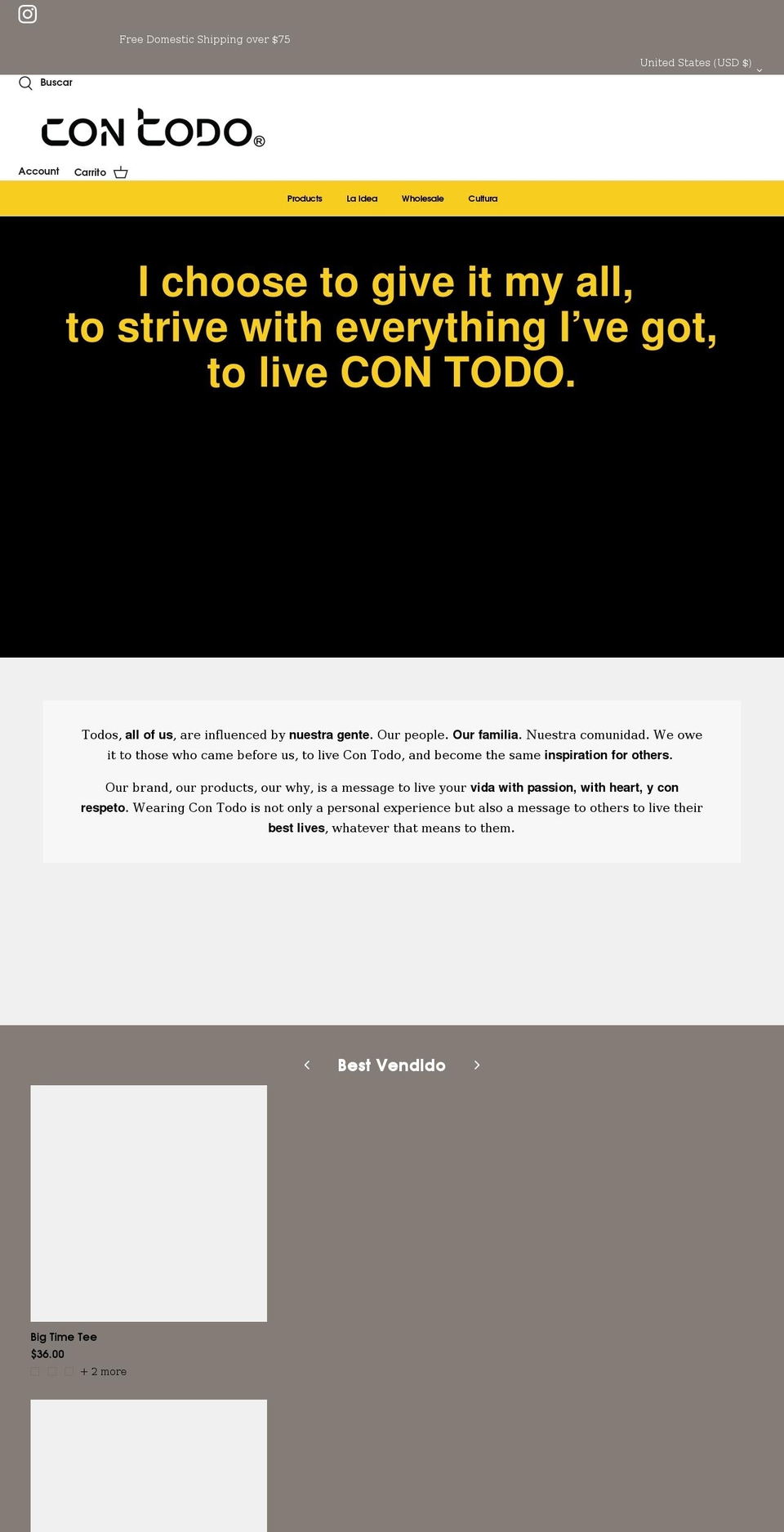 contodo.life shopify website screenshot