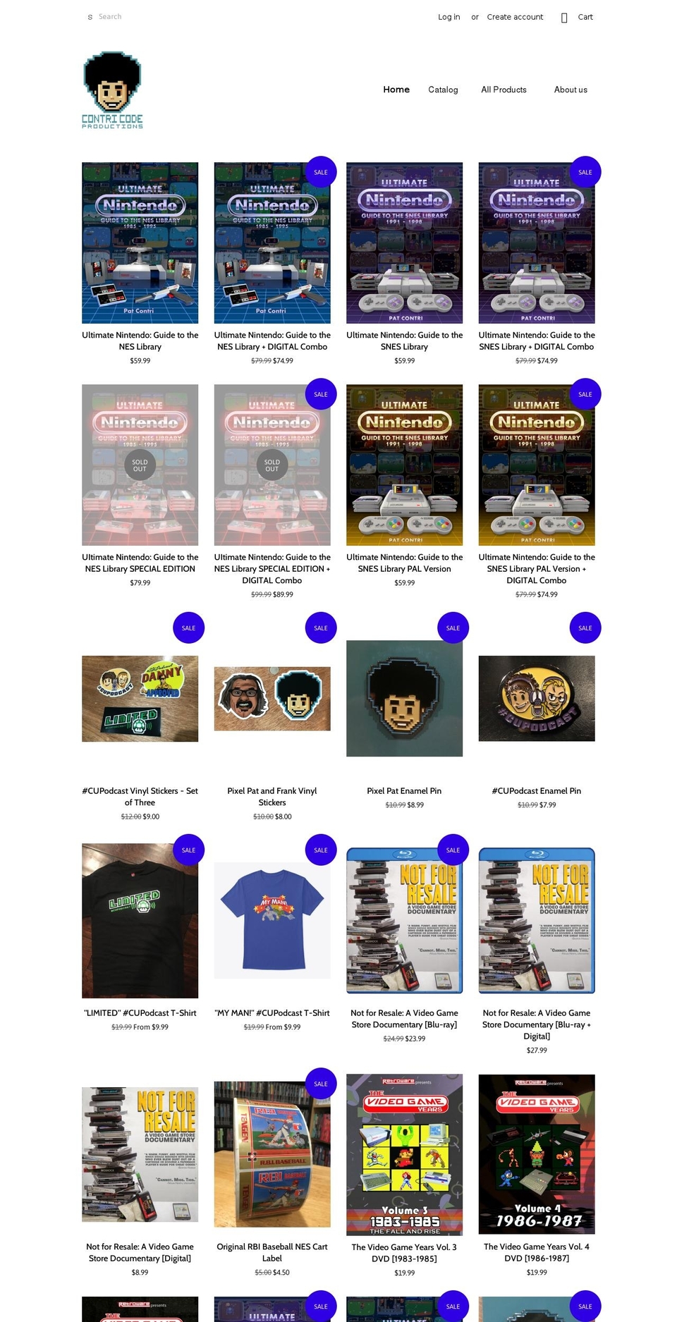 contricode.com — Shopify storefront screenshot