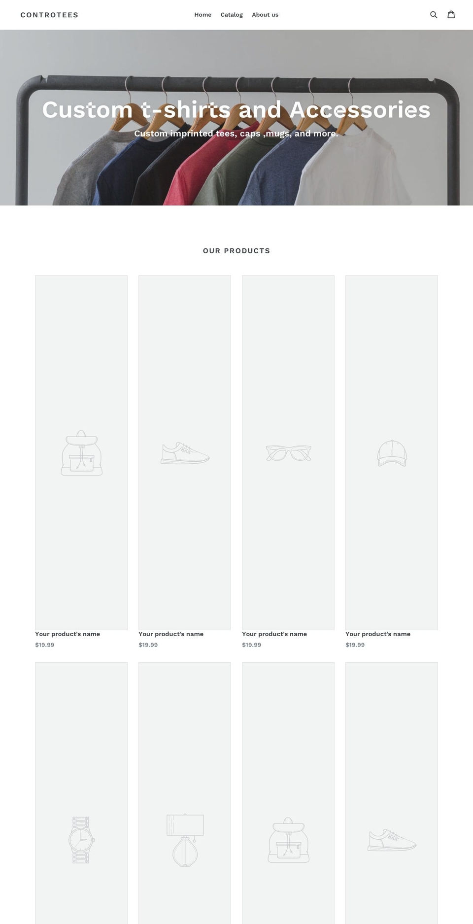 controtees.com — Shopify storefront screenshot