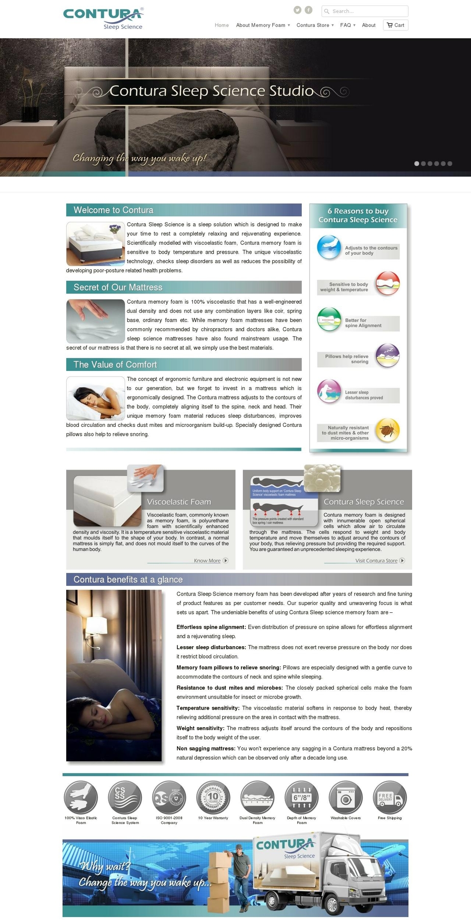 conturagoa.com shopify website screenshot