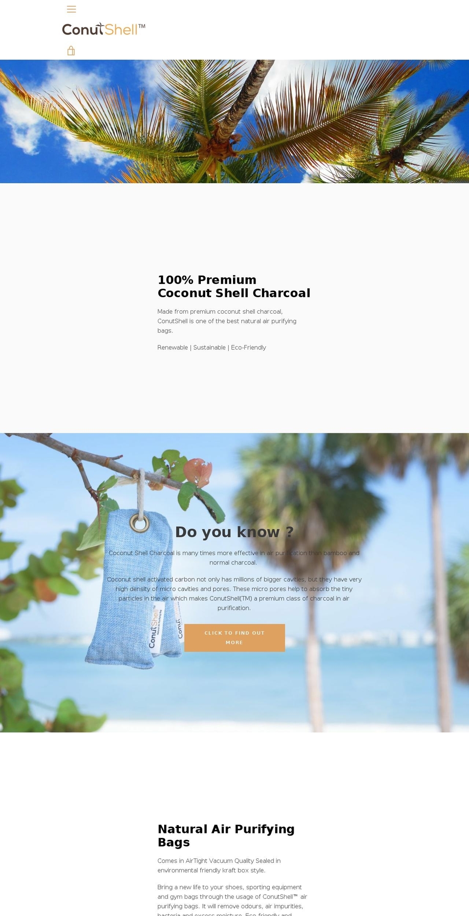 conutshell.com — Shopify storefront screenshot