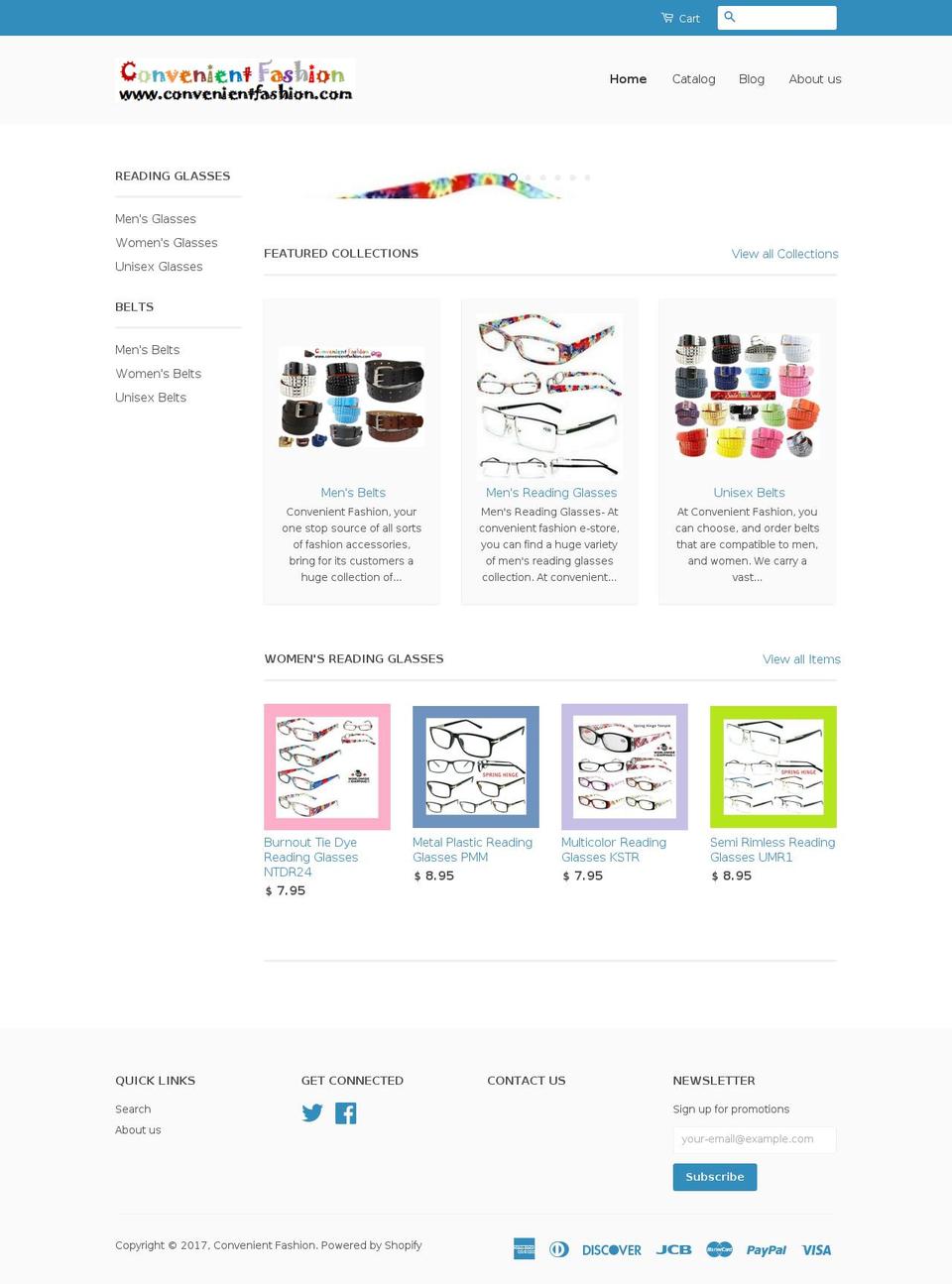 convenientfashion.com shopify website screenshot