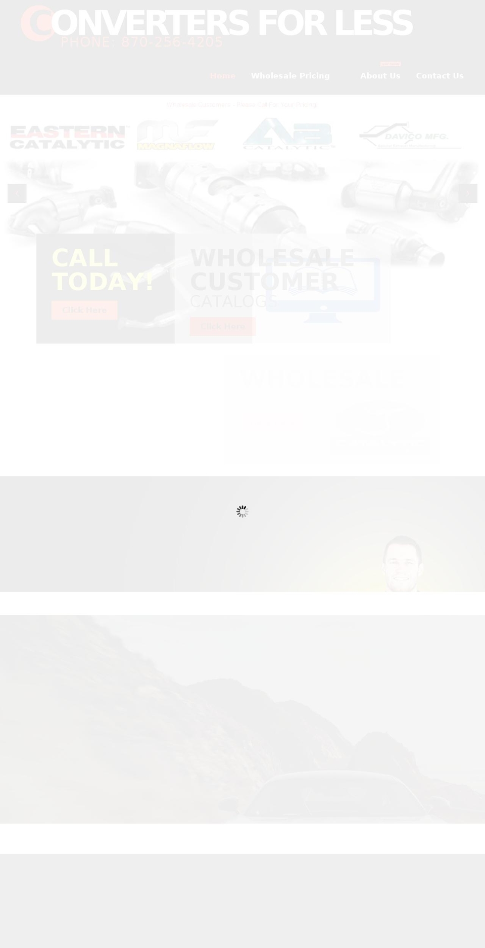 converters4less.com shopify website screenshot