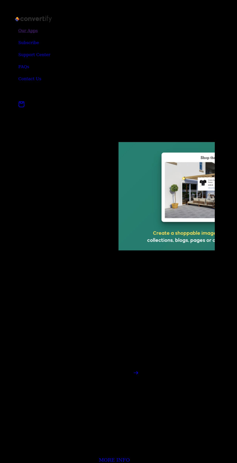 convertifyapps.com shopify website screenshot