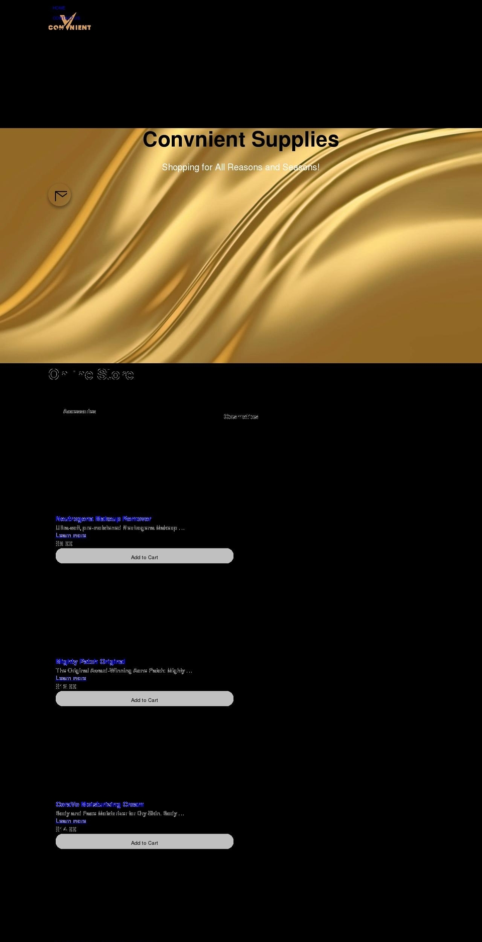 convnient.com — Shopify storefront screenshot