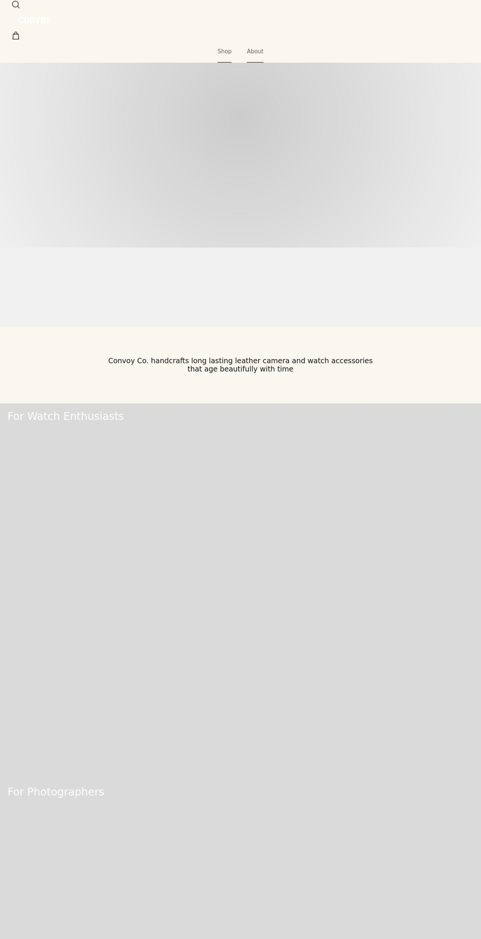 convoyco.com shopify website screenshot