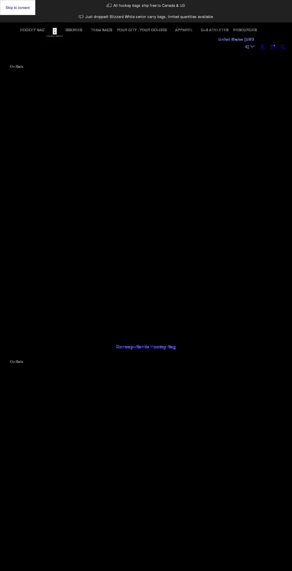 conwayandbanks.com shopify website screenshot