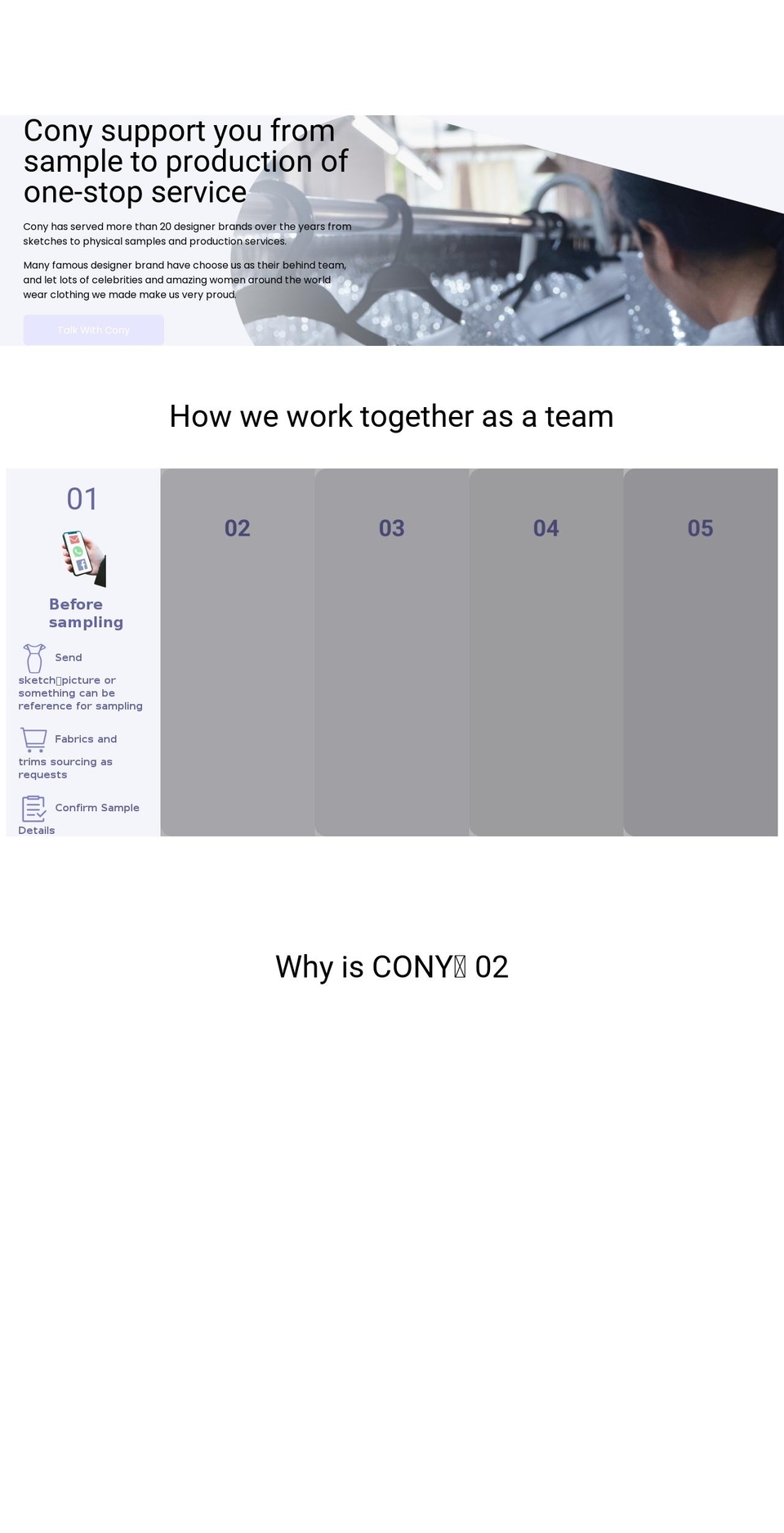 conyfashion.com — Shopify storefront screenshot