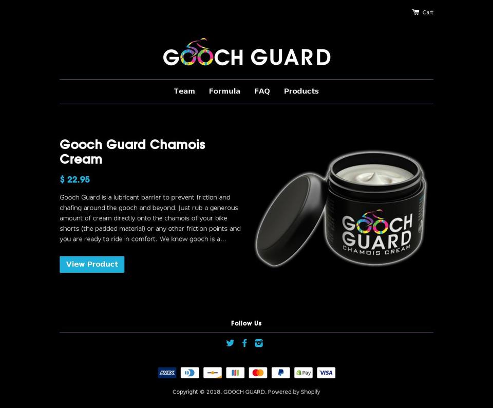 coochguard.com shopify website screenshot