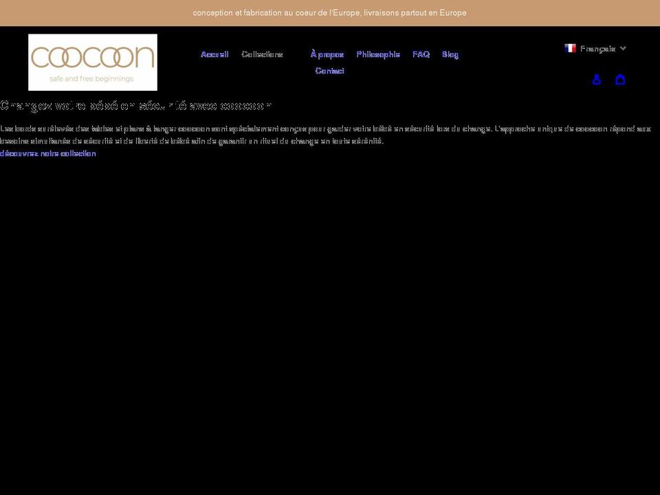 coocoon.eu shopify website screenshot