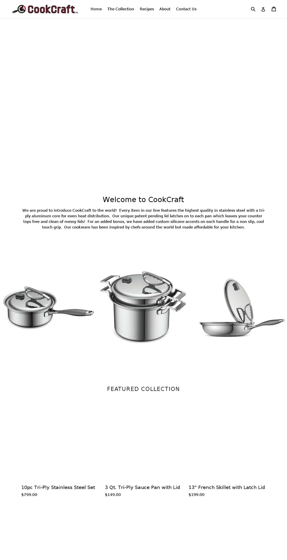 cookcraftco.com — Shopify storefront screenshot