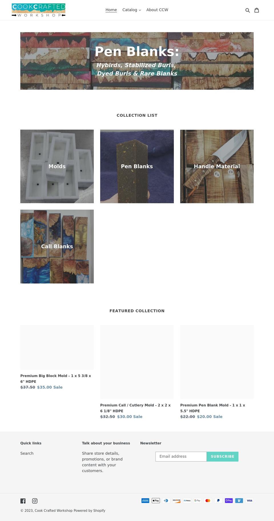 cookcrafted.com shopify website screenshot
