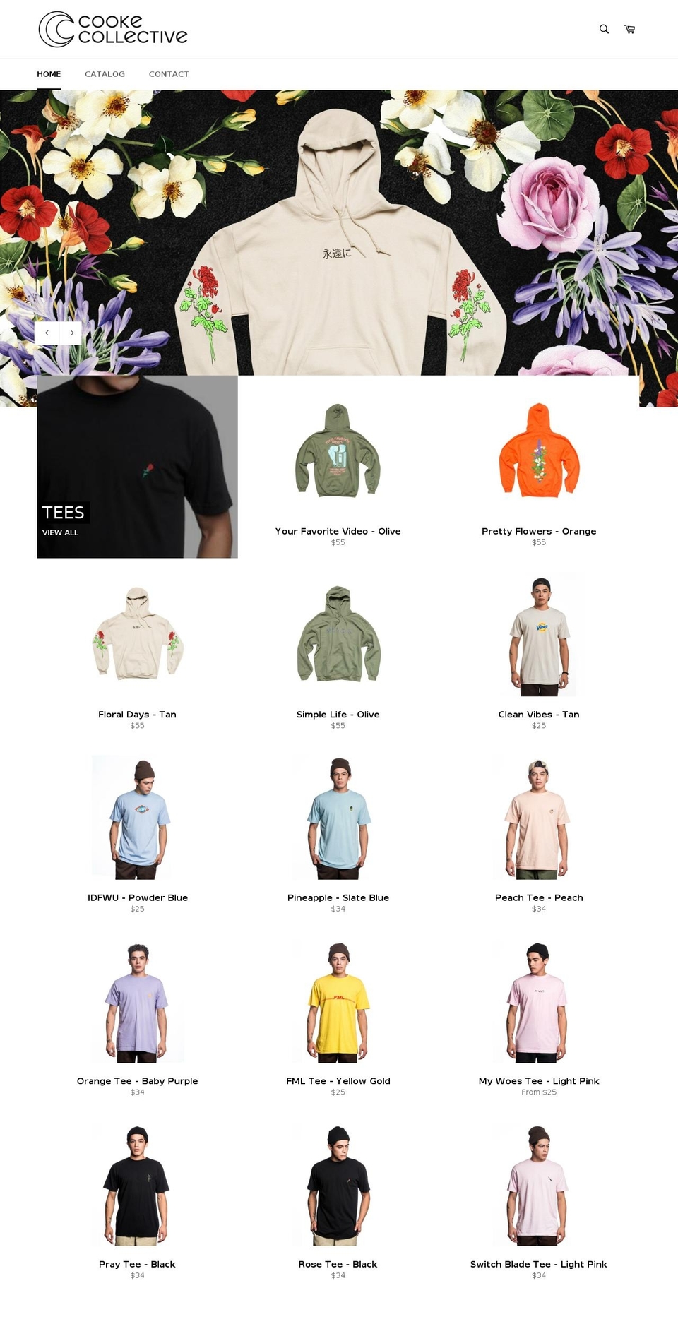 cookecollective.com shopify website screenshot