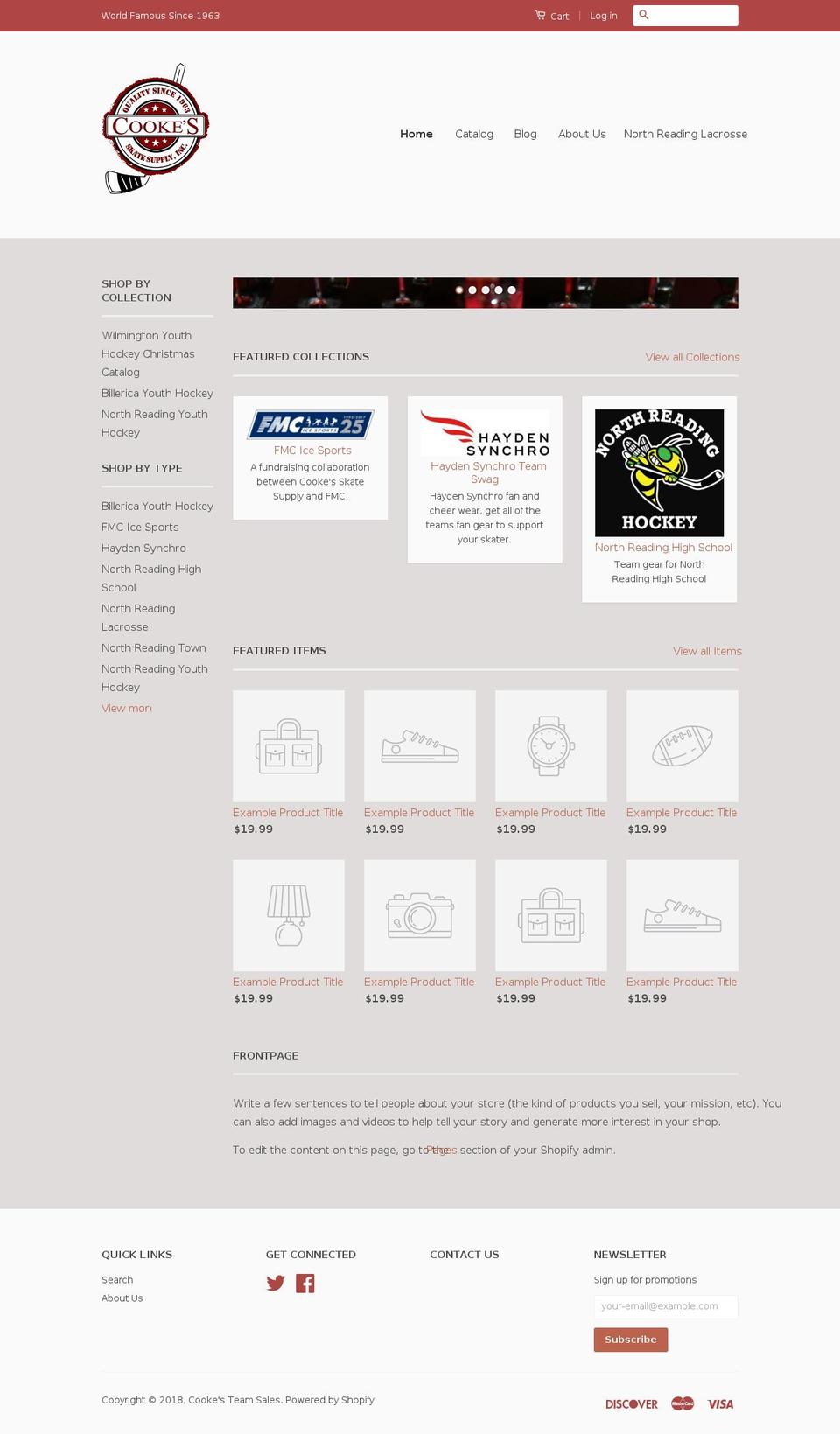 cookesteamsales.com shopify website screenshot
