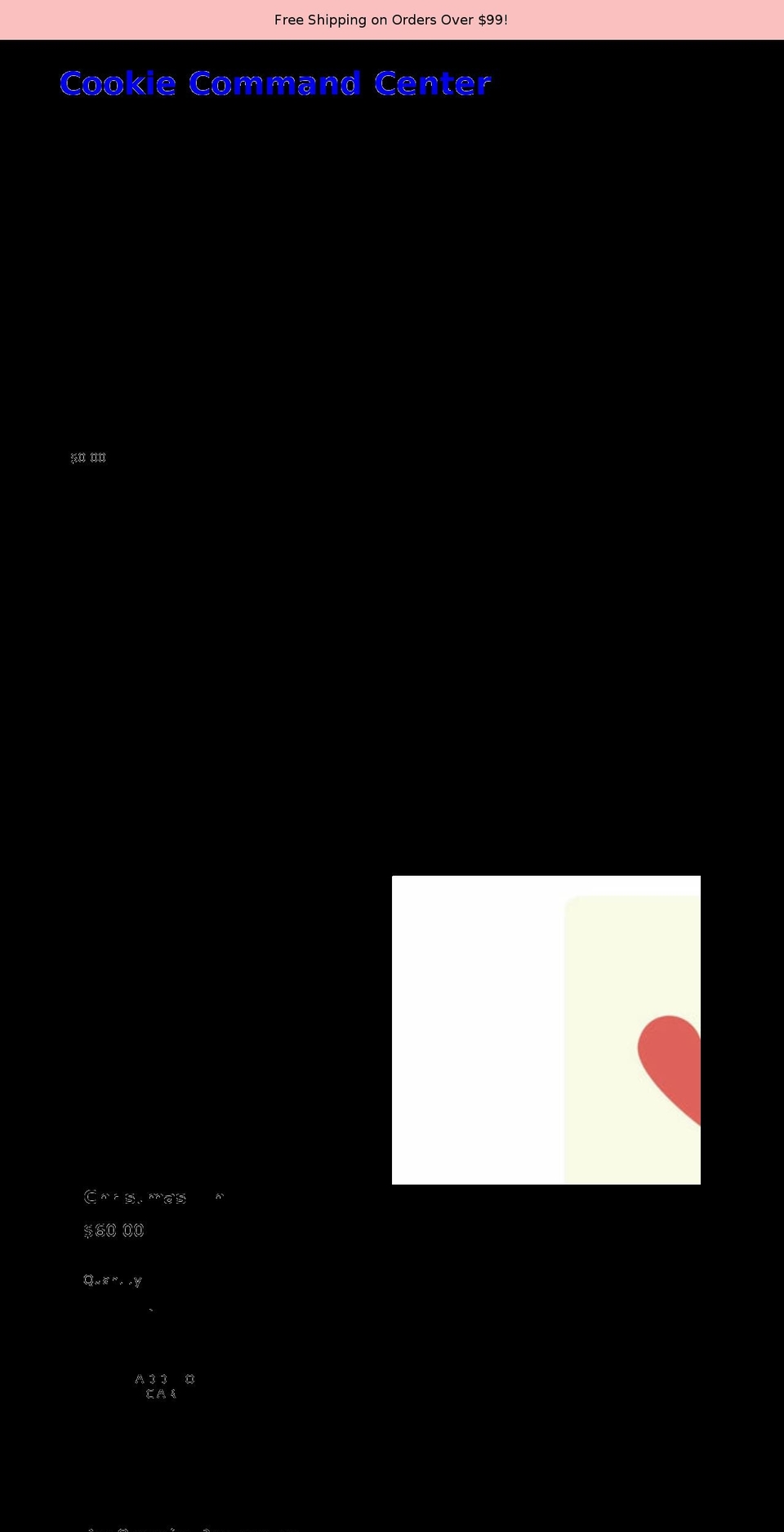 cookiecommandcenter.com shopify website screenshot